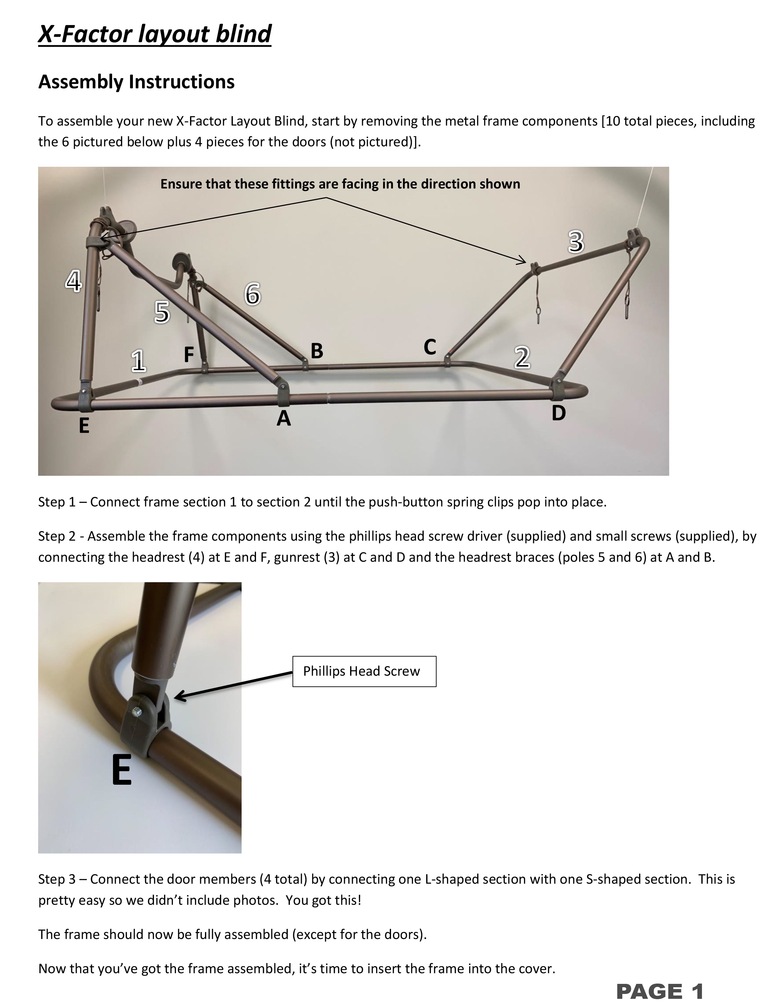 X-Factor Layout Blind – Rig'Em Right
