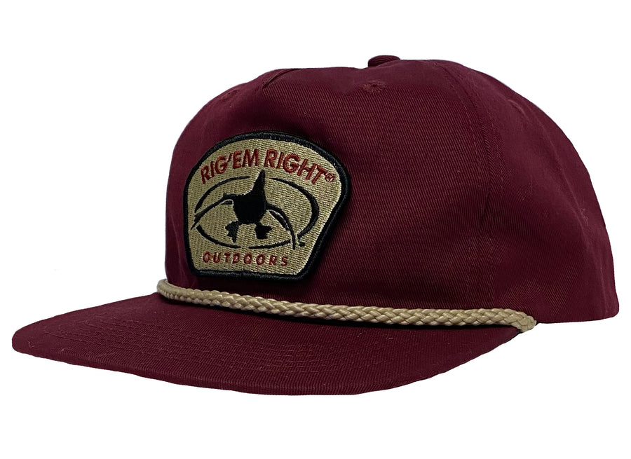 Lightweight Rope and Patch Hat