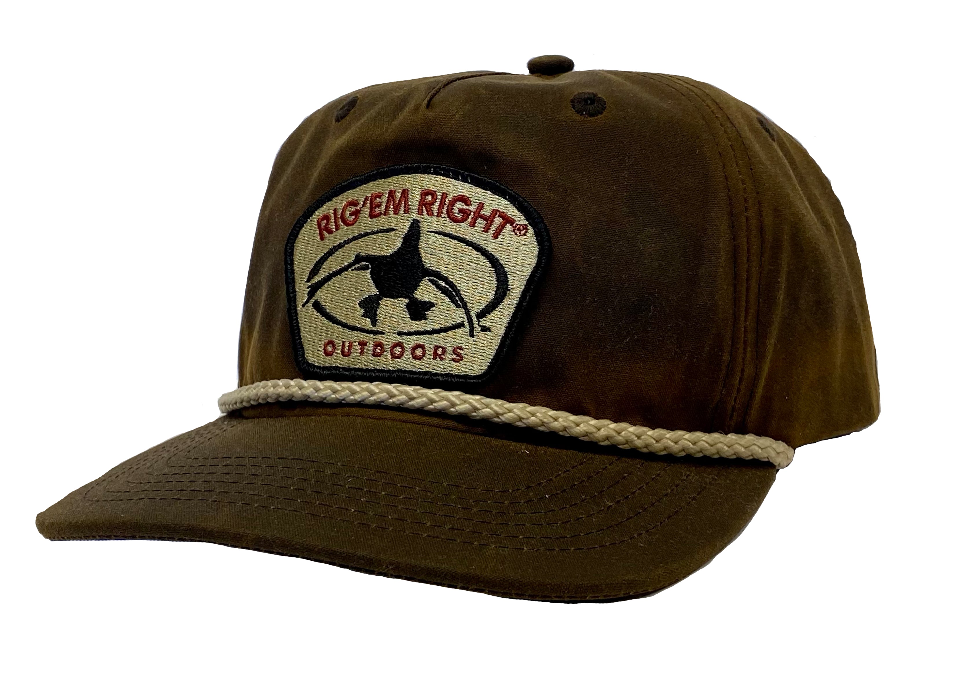 Waxed Cotton Rope and Patch Hat – Rig'Em Right